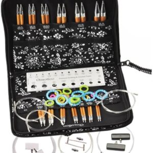 chiaogoo interchangeable bamboo complete set – spin 4″ / 10cm