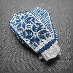 apprivoiser le jacquard sur petite circonférence avec les mitaines norvégiennes